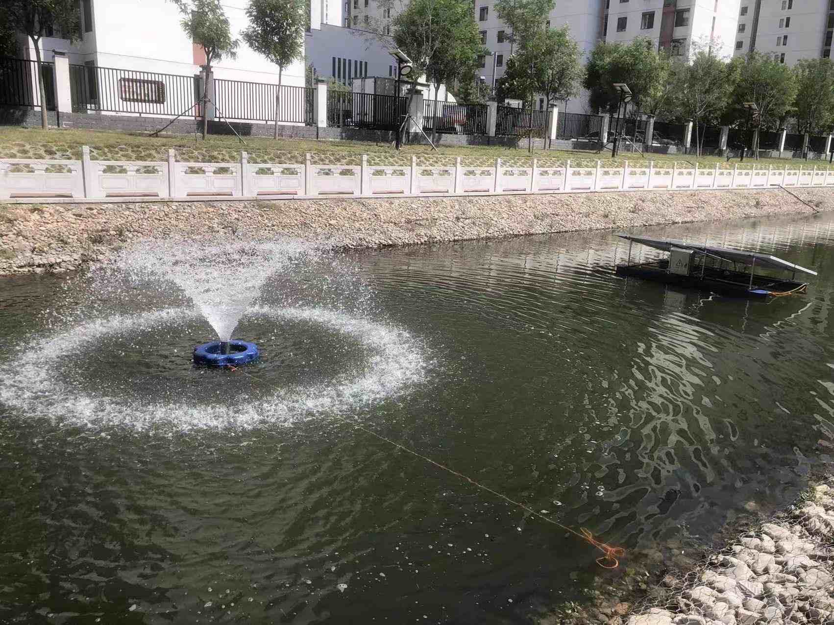 Солнечный фонтанный аэратор